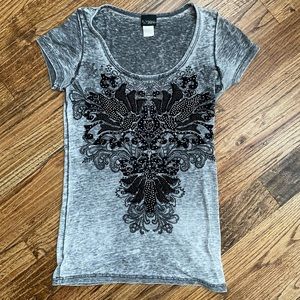 Daytrip Gray Tee Size Small